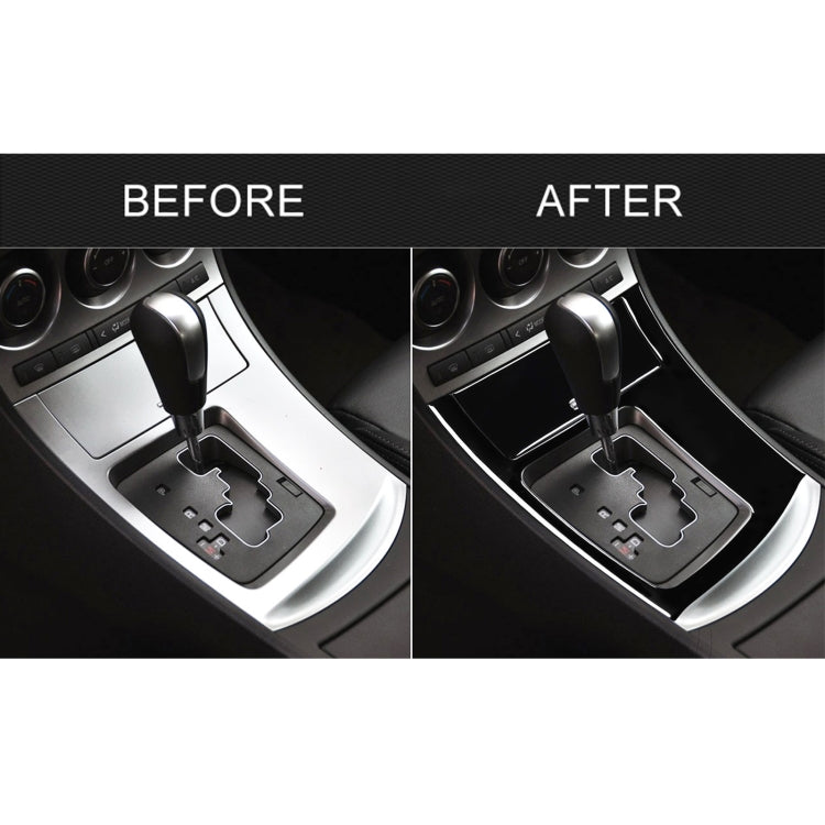 For Mazda 3 Axela 2010-2013 2 in 1 Car Gear Frame Set A Decorative Sticker, Left Drive - Car Interior Mouldings by buy2fix | Online Shopping UK | buy2fix