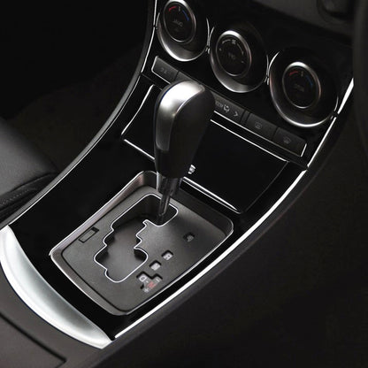 For Mazda 3 Axela 2010-2013 4 in 1 Car AC Gear Frame Set A Decorative Sticker, Right Drive by buy2fix