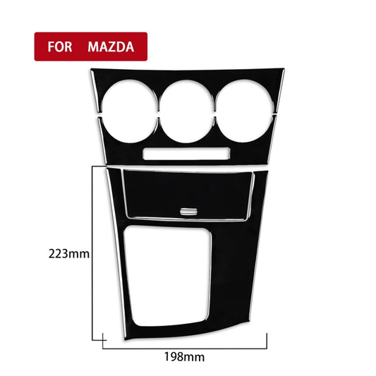 For Mazda 3 Axela 2010-2013 4 in 1 Car AC Gear Frame Set B Decorative Sticker, Left Drive - Car Interior Mouldings by buy2fix | Online Shopping UK | buy2fix