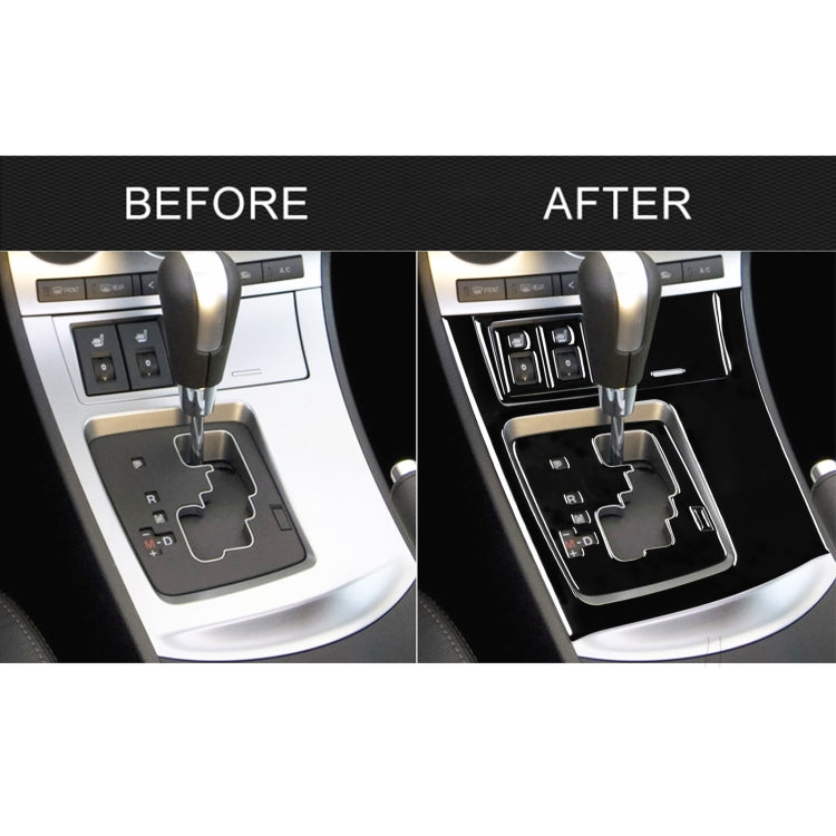 For Mazda 3 Axela 2010-2013 7 in 1 Car Gear Panel Set B Decorative Sticker, Left Drive - Car Interior Mouldings by buy2fix | Online Shopping UK | buy2fix