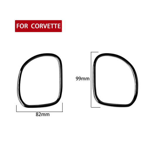 For Chevrolet Corvette C5 1998-2004 Car Copilot Air Outlet Ring Decorative Sticker, Left Drive - Car Interior Mouldings by buy2fix | Online Shopping UK | buy2fix