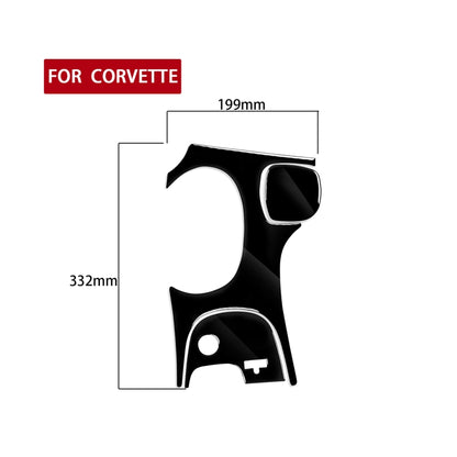 For Chevrolet Corvette C5 1998-2004 3 in 1 Car Gear Panel C Decorative Sticker, Left Drive - Car Interior Mouldings by buy2fix | Online Shopping UK | buy2fix