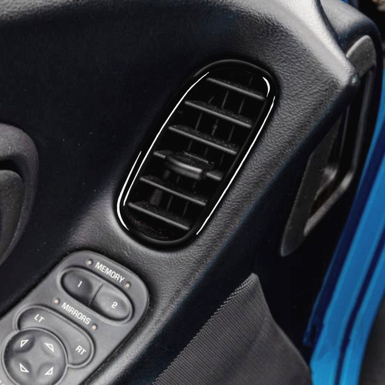 For Chevrolet Corvette C5 1998-2004 Car Driver Side Door Air Outlet Ring Decorative Sticker, Left Drive - Car Interior Mouldings by buy2fix | Online Shopping UK | buy2fix