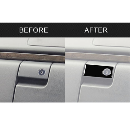 For Mercedes-Benz E-Class W210 1996-2002 Car Passenger Storage Box Switch Decorative Sticker, Left and Right Drive Universal - Car Interior Mouldings by buy2fix | Online Shopping UK | buy2fix