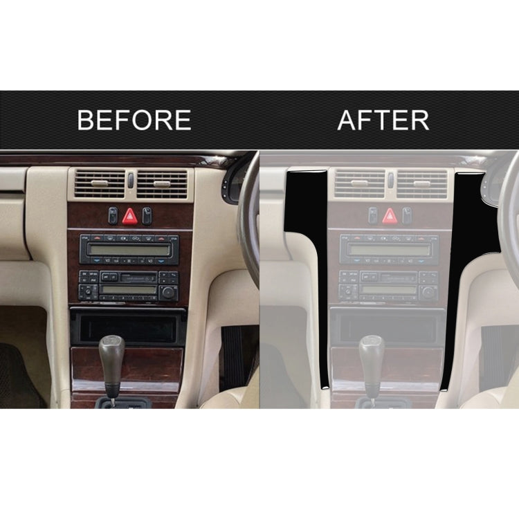 For Mercedes-Benz E-Class W210 1996-2002 Car Center Console Side Decorative Sticker, Right Drive - Car Interior Mouldings by buy2fix | Online Shopping UK | buy2fix