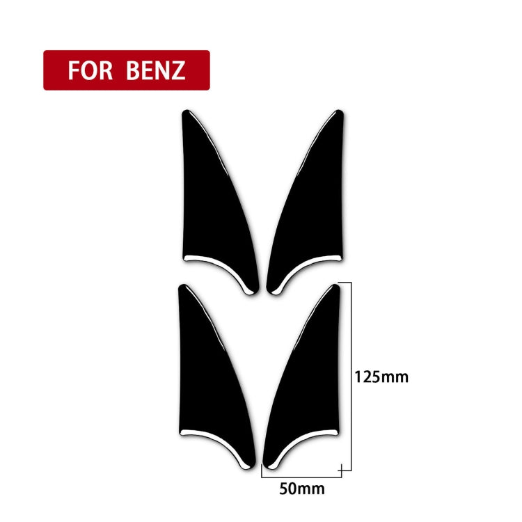 For Mercedes-Benz E-Class W210 1996-2002 Car Door Corner Decorative Sticker, Left and Right Drive Universal - Car Interior Mouldings by buy2fix | Online Shopping UK | buy2fix
