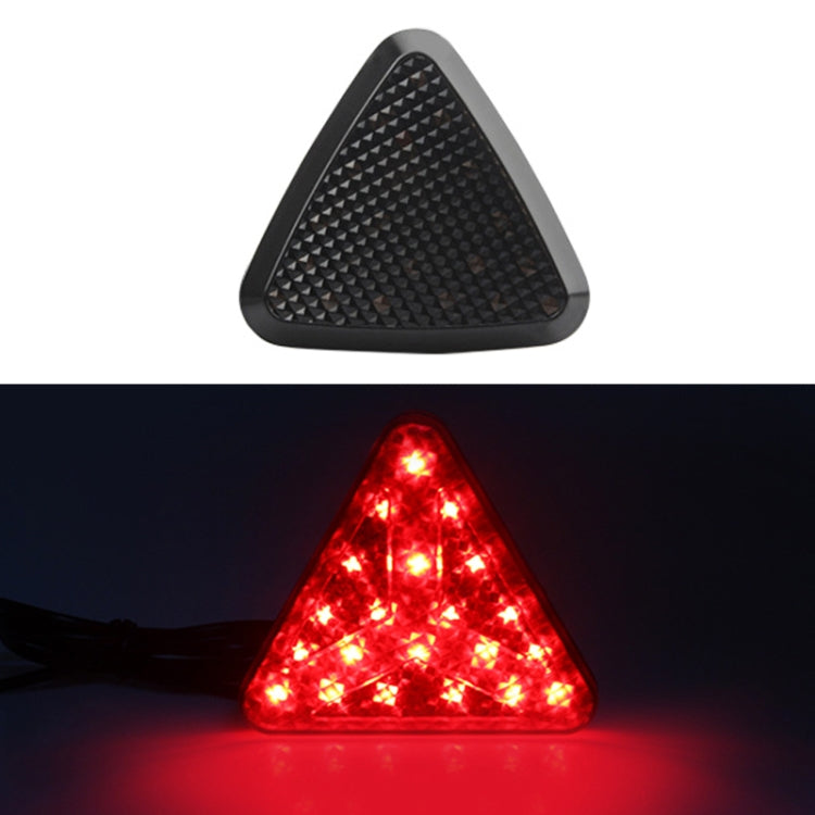 Bicycle / Mountain Bike X Style Triangle Pilot Light LED Tail Light (Black) by buy2fix