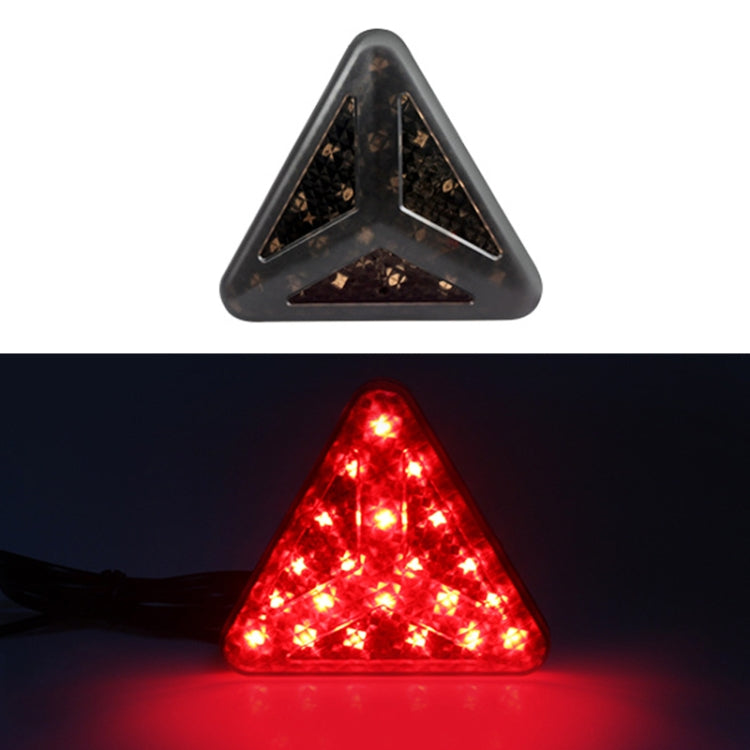 Bicycle / Mountain Bike Y Style Triangle Pilot Light LED Tail Light (Black) by buy2fix