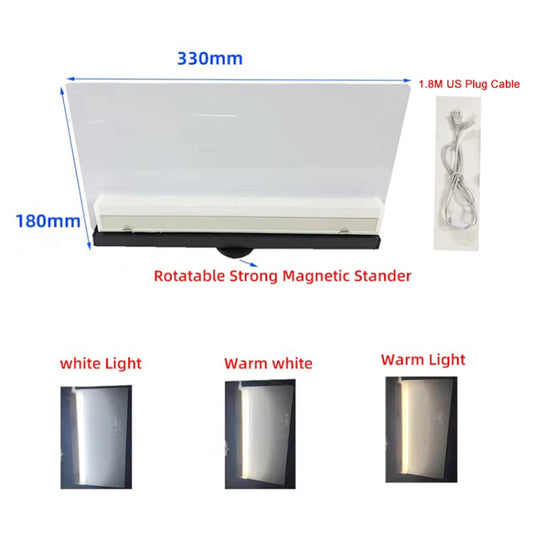 Paintless Dent Repair Removal Tool Checking Reflector Line Tricolor Detection Board, US Plug - Warning Lights by buy2fix | Online Shopping UK | buy2fix