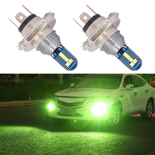 1 Pair H4 DC12V 7.8W Car LED Fog Light (Lime Green) - Fog / Driving Lights by buy2fix | Online Shopping UK | buy2fix