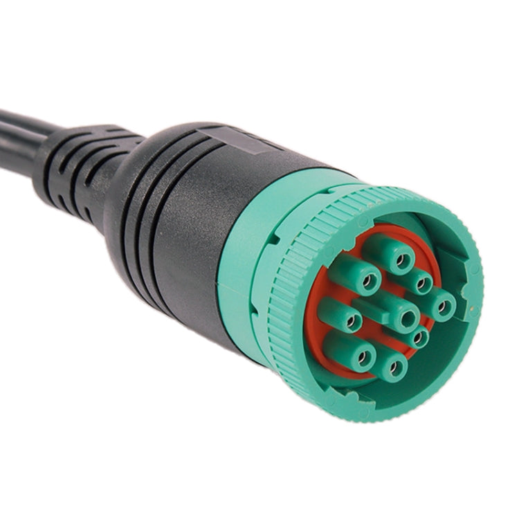 For Cummins J1939 9 Pin Connector Diagnosis Cable by buy2fix