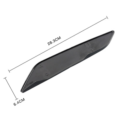 Car ABS Fender Decorative Sticker for BMW 5 Series 525Li 530Li, Bright Black by buy2fix