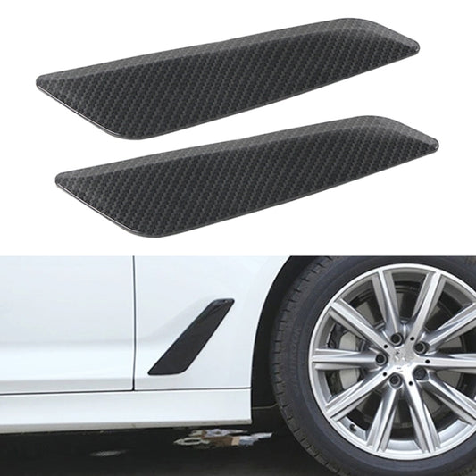Car ABS Fender Decorative Sticker for BMW 5 Series 525Li 530Li, Carbon Fiber Texture by buy2fix