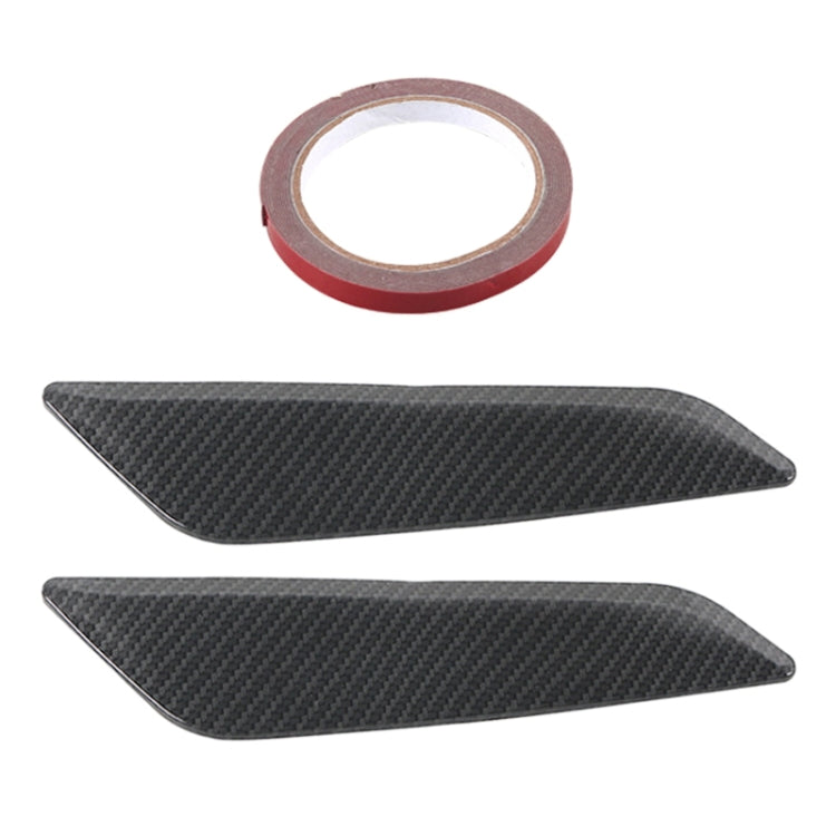 Car ABS Fender Decorative Sticker for BMW 5 Series 525Li 530Li, Carbon Fiber Texture by buy2fix