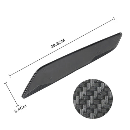 Car ABS Fender Decorative Sticker for BMW 5 Series 525Li 530Li, Carbon Fiber Texture by buy2fix