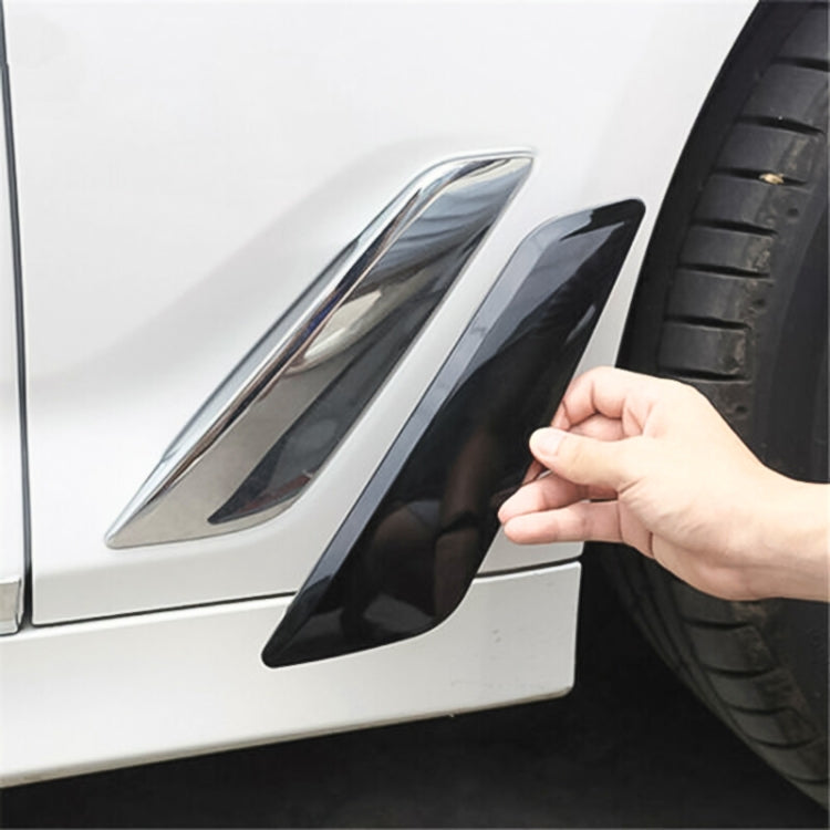 Car ABS Fender Decorative Sticker for BMW 5 Series 525Li 530Li, Carbon Fiber Texture by buy2fix