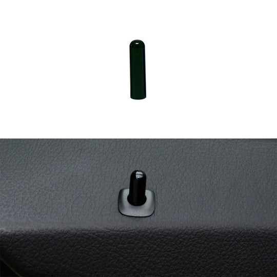 Auto-Türverriegelungsstift, Türschraube, Knopfkappenabdeckung, Zierleiste für BMW F10, Linksverkehr (Schwarz)