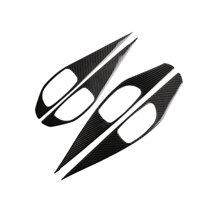 4 PCS Car Carbon Fiber Door Inner Handle Panel Decorative Sticker for Infiniti Q50 -  by buy2fix | Online Shopping UK | buy2fix