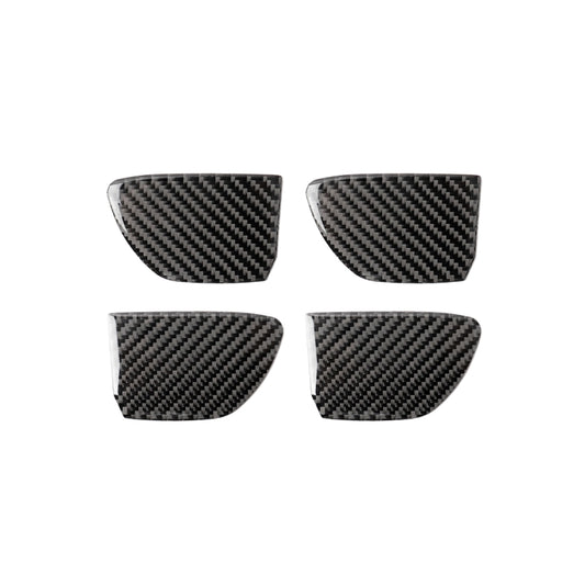 4 PCS Car Carbon Fiber Door Inner Handle Wrist Panel Decorative Sticker for Infiniti Q50 / Q60 2014-2020 - Car Interior Mouldings by buy2fix | Online Shopping UK | buy2fix