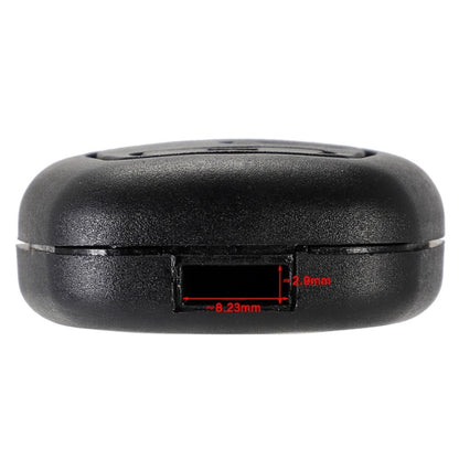 2 PCS Car 307 Mouth Remote Control Key Case Cover for PSA Peugeot Citroen by buy2fix