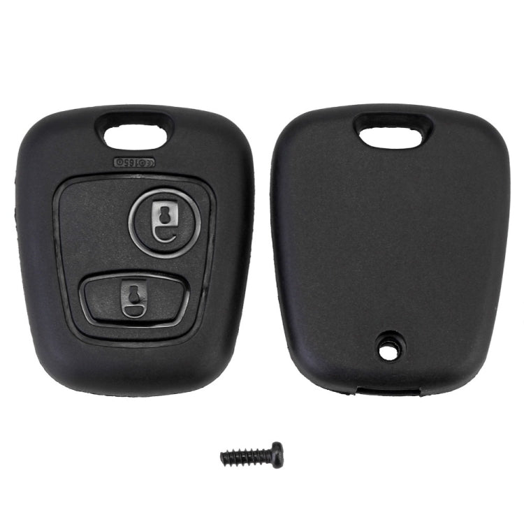 2 PCS Car 307 Mouth Remote Control Key Case Cover for PSA Peugeot Citroen by buy2fix