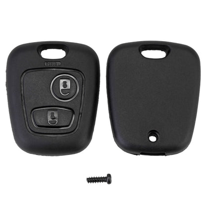 2 PCS Car 307 Mouth Remote Control Key Case Cover for PSA Peugeot Citroen by buy2fix