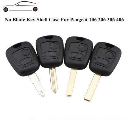 2 PCS Car 307 Mouth Remote Control Key Case Cover for PSA Peugeot Citroen by buy2fix