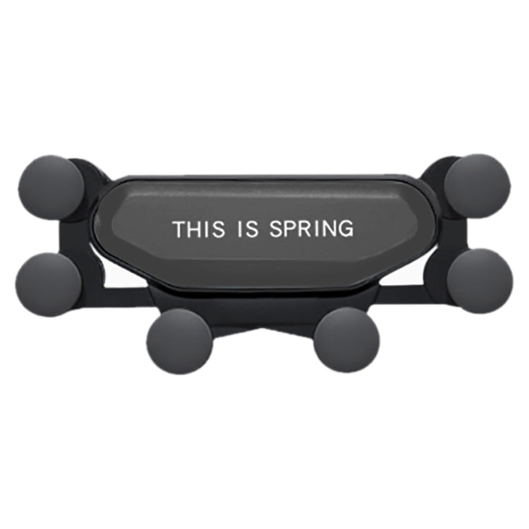 Car Air Outlet Six-claw Gravity Mobile Phone Holder Bracket (Black) by buy2fix