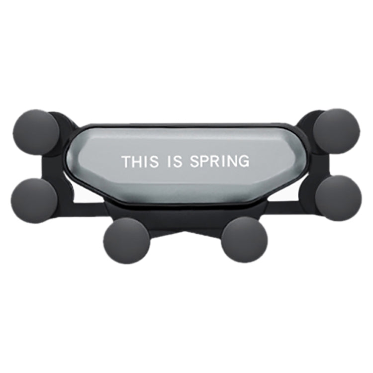 Car Air Outlet Six-claw Gravity Mobile Phone Holder Bracket (Silver) by buy2fix