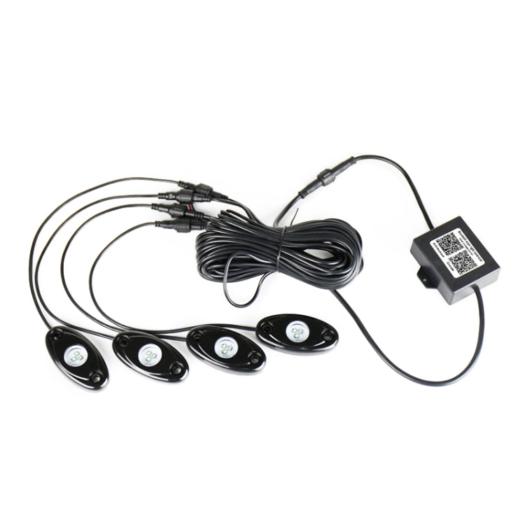 4 in 1 Universal Car APP Control RGB Chassis Atmosphere Lights Colorful Lighting Decorative Lamp - Atmosphere lights by buy2fix | Online Shopping UK | buy2fix