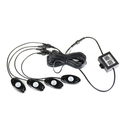 4 in 1 Universal Car APP Control RGB Chassis Atmosphere Lights Colorful Lighting Decorative Lamp - Atmosphere lights by buy2fix | Online Shopping UK | buy2fix