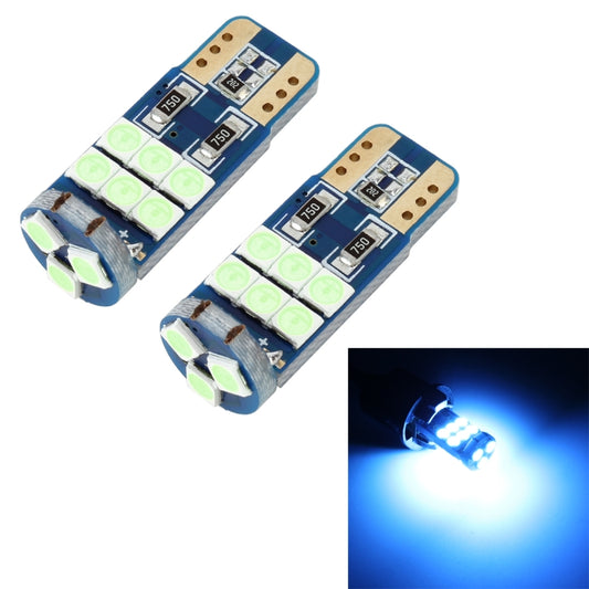 2 PCS T10 DC12 / 1W 9LEDs SMD-3030 Car Clearance Light(Ice Blue Light) - Clearance Lights by buy2fix | Online Shopping UK | buy2fix