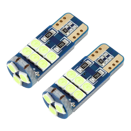 2 PCS T10 DC12 / 1W / 6000K / 80LM 9LEDs SMD-3030 Car Clearance Light(White Light) - Clearance Lights by buy2fix | Online Shopping UK | buy2fix