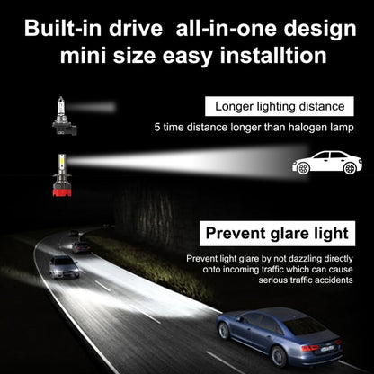 2 PCS EV18 H7 DC9-30V 20W 6000K 2500LM Car LED Headlight Lamps - LED Headlamps by buy2fix | Online Shopping UK | buy2fix