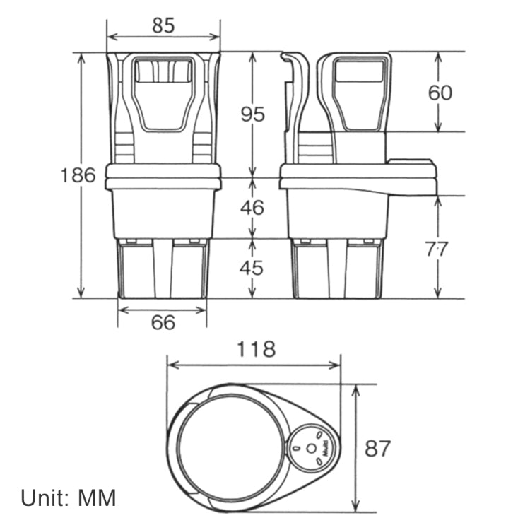 Multi-functional Car Auto Universal Cup Holder Drink Holder by buy2fix