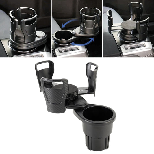 Multi-functional Car Auto Universal Carbon Fiber Texture Cup Holder Drink Holder by buy2fix