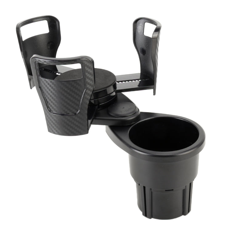 Multi-functional Car Auto Universal Carbon Fiber Texture Cup Holder Drink Holder by buy2fix