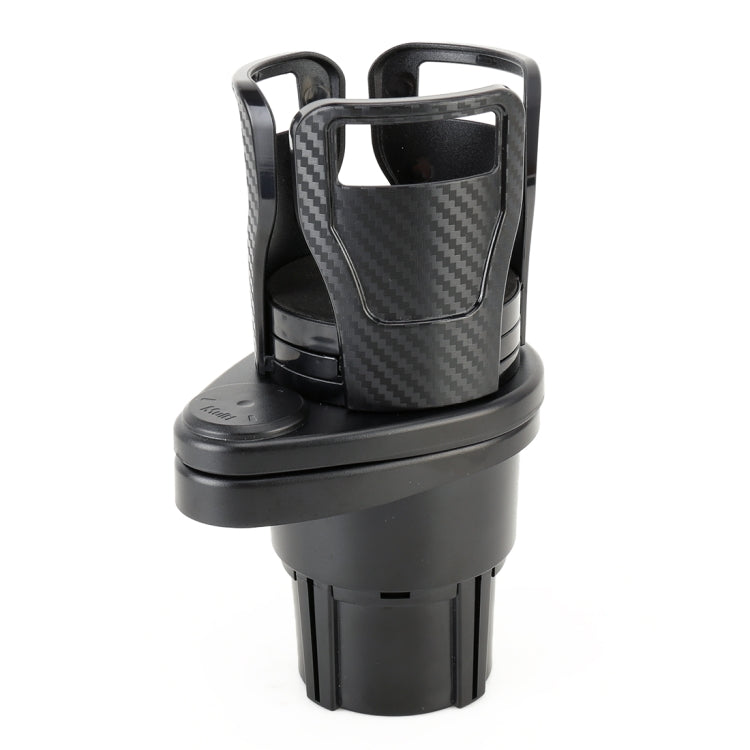 Multi-functional Car Auto Universal Carbon Fiber Texture Cup Holder Drink Holder by buy2fix