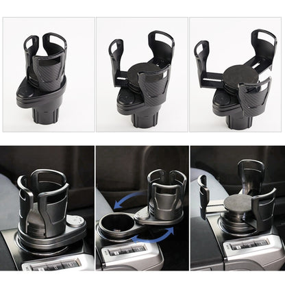 Multi-functional Car Auto Universal Carbon Fiber Texture Cup Holder Drink Holder by buy2fix