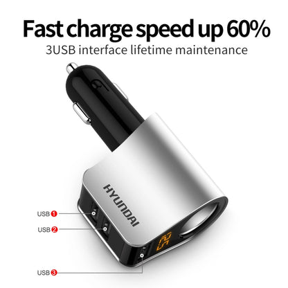 Car Multi-functional Three USB Charger Adapter 3 in 1 Fast Charger - Car Charger by buy2fix | Online Shopping UK | buy2fix