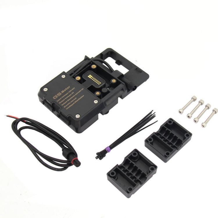 Motorcycle Mobile Phone Holder USB Charger Bracket - Holder by buy2fix | Online Shopping UK | buy2fix