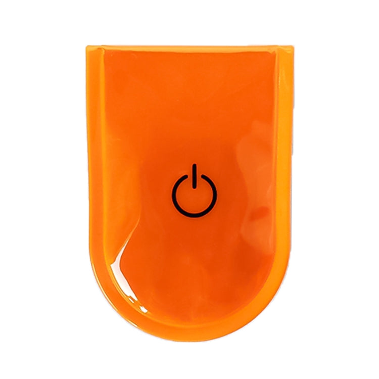2 PCS Outdoor Night Running Safety Warning Light LED Illuminated Magnet Clip Light (Orange) by buy2fix