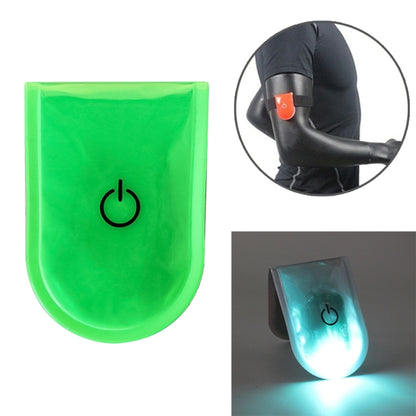 2 PCS Outdoor Night Running Safety Warning Light LED Illuminated Magnet Clip Light (Green) by buy2fix