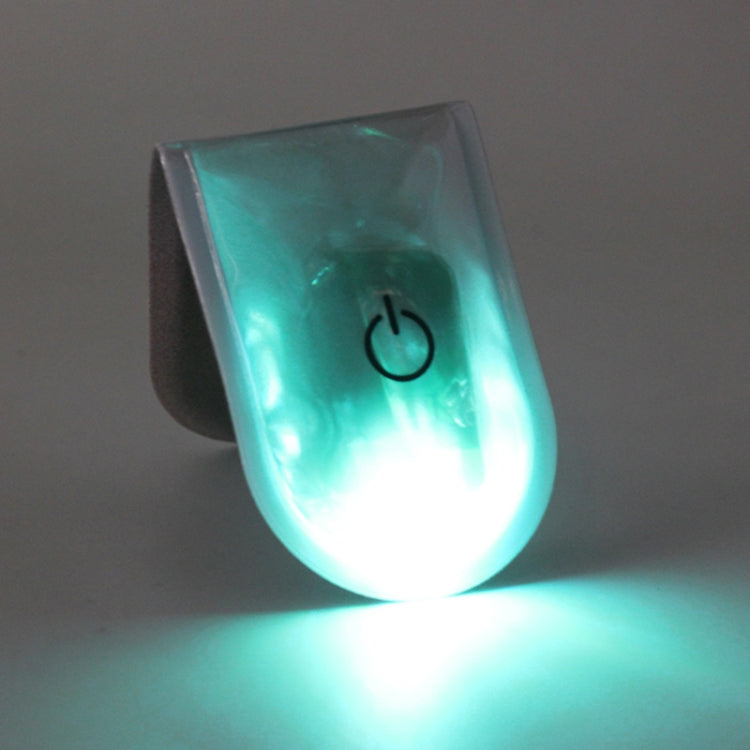 2 PCS Outdoor Night Running Safety Warning Light LED Illuminated Magnet Clip Light (Green) by buy2fix