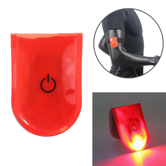 2 PCS Outdoor Night Running Safety Warning Light LED Illuminated Magnet Clip Light (Red) by buy2fix