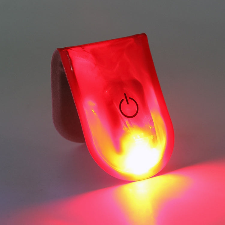 2 PCS Outdoor Night Running Safety Warning Light LED Illuminated Magnet Clip Light (Red) by buy2fix
