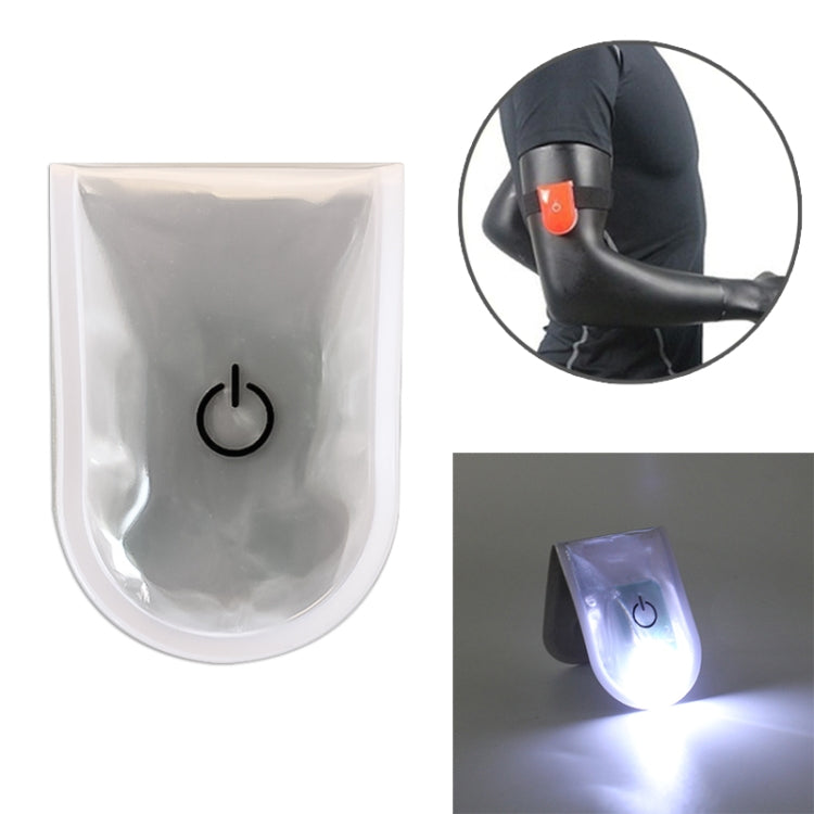 2 PCS Outdoor Night Running Safety Warning Light LED Illuminated Magnet Clip Light (White) by buy2fix