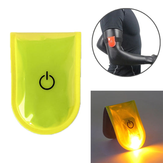 2 PCS Outdoor Night Running Safety Warning Light LED Illuminated Magnet Clip Light (Yellow) by buy2fix