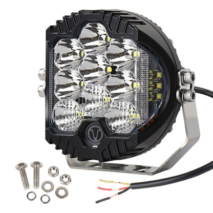 5 inch DC12V-24V 5000LM 6500K 50W Car LED Headlight for Jeep Wrangler / Harley - LED Headlamps by buy2fix | Online Shopping UK | buy2fix
