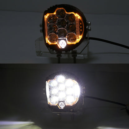 5 inch DC12V-24V 5000LM 6500K 50W Car LED Headlight for Jeep Wrangler / Harley - LED Headlamps by buy2fix | Online Shopping UK | buy2fix